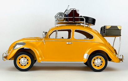 Duży Metalowy model auto retro Garbus na Prezent