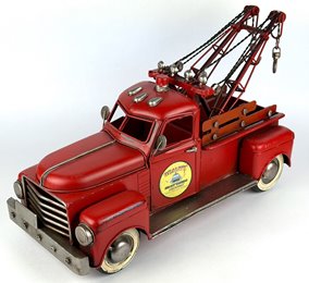 Duży Metalowy model auto Pomoc Drogowa Laweta