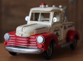 Duży Metalowy model auto Pomoc Drogowa Laweta