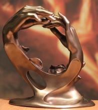 Dłonie zaślubiny Figurka dla Pary