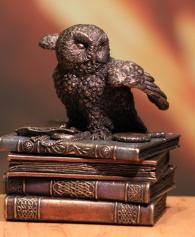 Sowa mała szkatułka prezent na szczęście