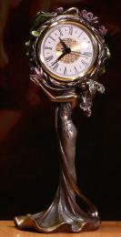 Zegar z kobietą  prezent na święta