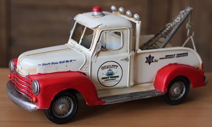 Duży Metalowy model auto Pomoc Drogowa Laweta