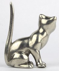 Figurka Cynowy kot kotek Veronese prezent dla niej