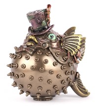 Figurka Ryba Rozdymka Tygrysia Steampunk Veronese