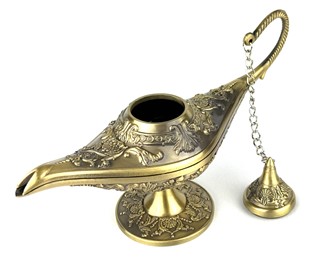 Lampa Alladyna złota