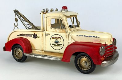 Duży Metalowy model auto Pomoc Drogowa Laweta