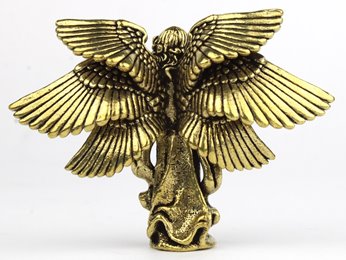 Mała figurka Anioł Aniołek mosiężny na Prezent