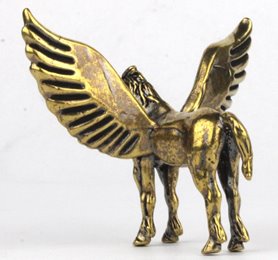 Mała figurka Jednorożec mosiężny na Prezent