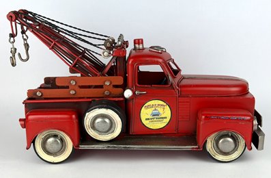 Duży Metalowy model auto Pomoc Drogowa Laweta