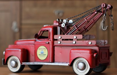 Duży Metalowy model auto Pomoc Drogowa Laweta