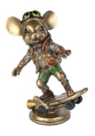 Figurka Odrzutowa Mysz Skater Deskorolkowiec