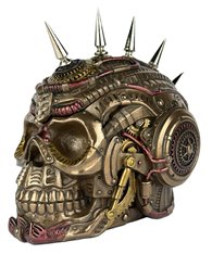 Czacha Czaszka Szkatułka Figura Steampunk Veronese