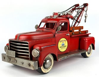 Duży Metalowy model auto Pomoc Drogowa Laweta