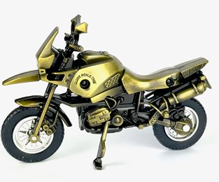 Duży Metalowy Model Klasyczny Motocykl Motor