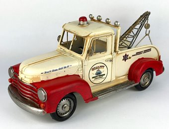 Duży Metalowy model auto Pomoc Drogowa Laweta