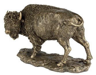 Żubr w brązie Veronese na prezent