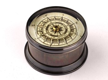 Kompas W Metalowym Pudełku Busola Na Prezent