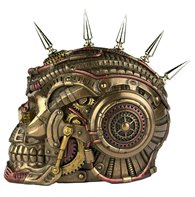 Czacha Czaszka Szkatułka Figura Steampunk Veronese