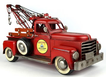 Duży Metalowy model auto Pomoc Drogowa Laweta