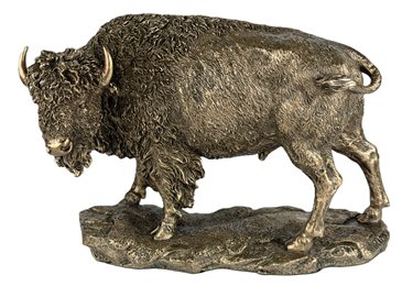 Żubr w brązie Veronese na prezent