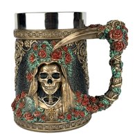 Kubek Kufel Do Piwa Wina Santa Muerte Flores