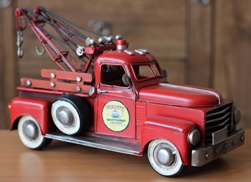 Duży Metalowy model auto Pomoc Drogowa Laweta