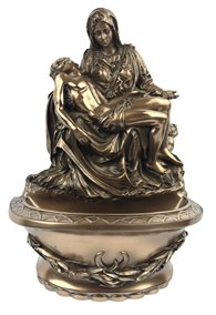 Kropielnica Pieta Jezus z Marią Anioł Na Prezent