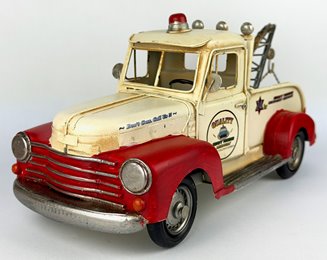 Duży Metalowy model auto Pomoc Drogowa Laweta