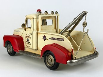 Duży Metalowy model auto Pomoc Drogowa Laweta