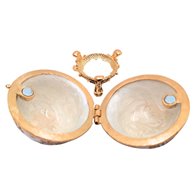 Szkatułka Jajo Jajko Faberge Metalowe Na Prezent