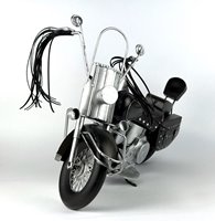 Duży Metalowy Model Motocykla Retro Harley Figurka