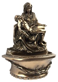 Kropielnica Pieta Jezus z Marią Anioł Na Prezent