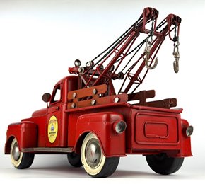 Duży Metalowy model auto Pomoc Drogowa Laweta