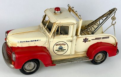 Duży Metalowy model auto Pomoc Drogowa Laweta