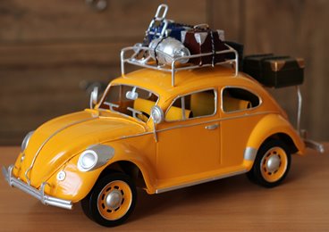 Duży Metalowy model auto retro Garbus na Prezent