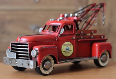 Duży Metalowy model auto Pomoc Drogowa Laweta