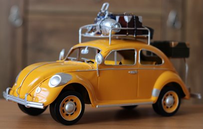 Duży Metalowy model auto retro Garbus na Prezent