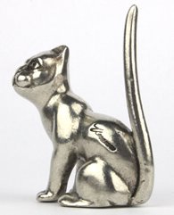 Figurka Cynowy kot kotek Veronese prezent dla niej