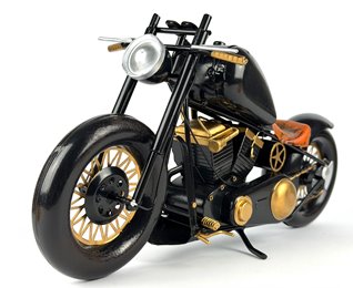 Duży Metalowy Model Motocykla Retro Harley Figurka
