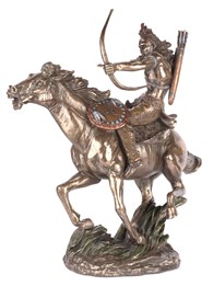 Mohikanin na koniu w galopie Veronese