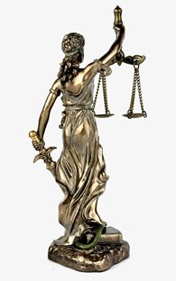 Figurka Temida prezent dla prawnika